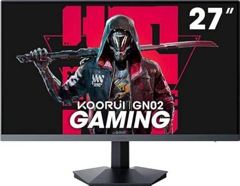 KOORUI 27 Zoll Gaming Monitor 2K QHD 240 Hz 1ms Adaptive Sync HDMI