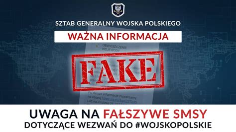 Sztab Generalny Wp On Twitter Uwaga Na Fa Szywe Sms Y Dotycz Ce