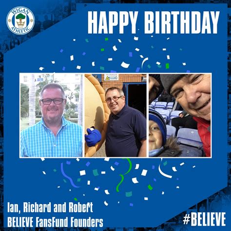 Wigan Athletic On Twitter Happy Birthday To Believe Fansfund