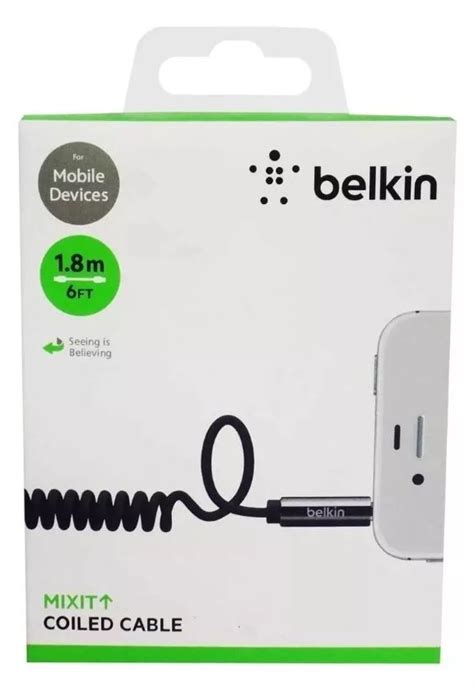 Belkin Coiled 3.5mm Aux Cable - KaroutExpress