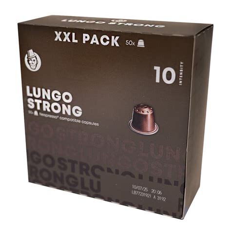 Kaffekapslen Lungo Strong XXL 50 Capsule Per Nespresso Per 7 69