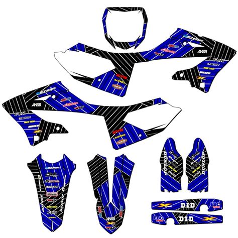 2022 2023 YZ 125 RACE SERIES Blue Senge Graphics Complete Kit