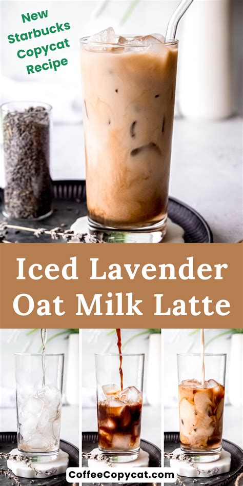 Iced Lavender Oat Milk Latte Starbucks Copycat