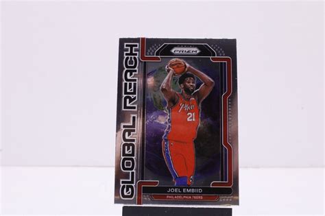 Nba Panini Prizm Joel Embiid Global Reach Ebay