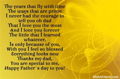 Father's Day Poems