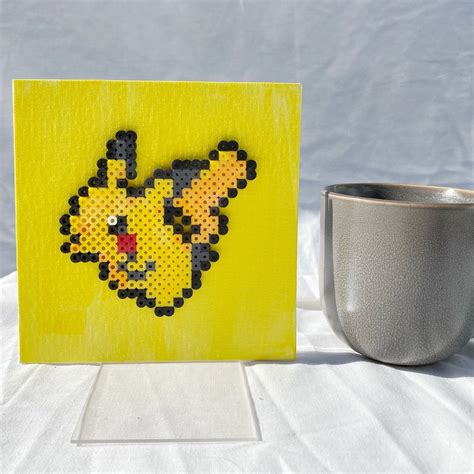 Pikachu Inspired Pixel Art - Etsy