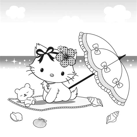 Charmmy Kitty Coloring Pages - Coloring Cool