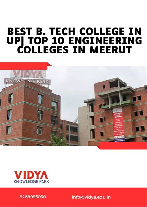 PPT Best B TECH College In UP Top 10 Engineering Colleges In Meerut