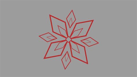 2d animated snowflake 36204412 Stock Video at Vecteezy