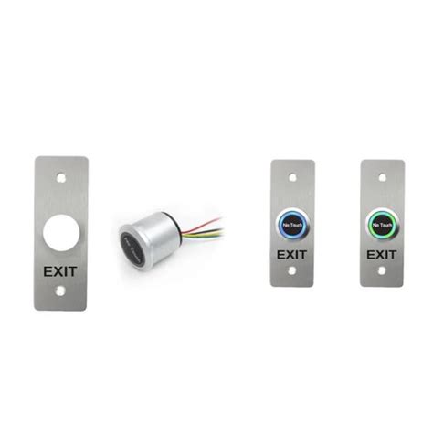 Metal Stainless Infrared No Touch Door Exit Push Button Switch