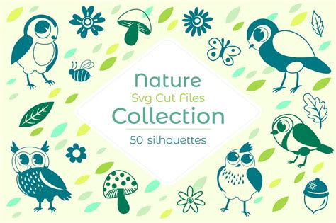 Nature SVG Cut Files Bundle (272235) | Cut Files | Design Bundles