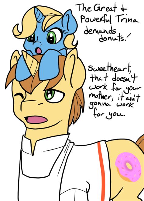 Safe Artist Burningash Donut Joe Oc Oc Trina Pony