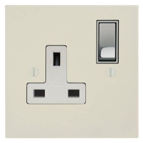 Focus Sb Ambassador Square Corners Napw181wpc 1 Gang 13a Switched Socket In Primed White With