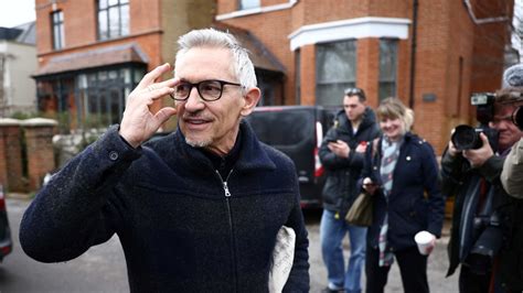 Bbc Reinstates Lineker After Twitter Row Difficult Period Apologise