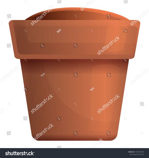 Soil Plant Pot Icon Cartoon Soil Shutterstock