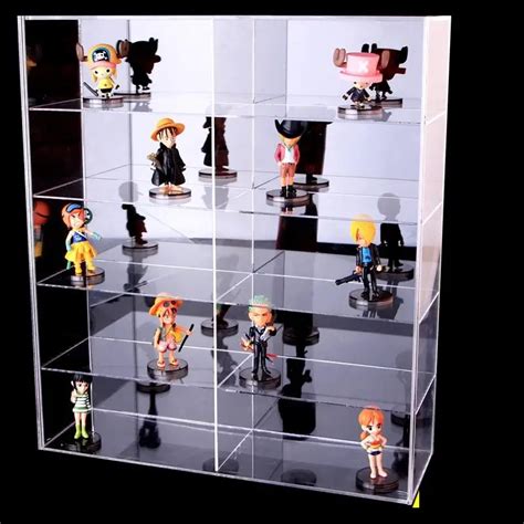 Transparent Acrylic Toys Model Display Case Toy Display Shelf Stand