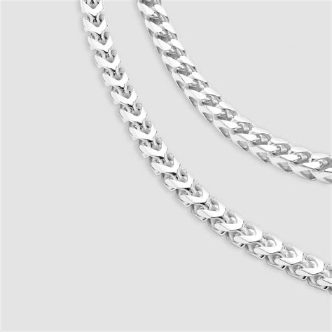 Sterling Silver Franco Chain - 4mm – LINX