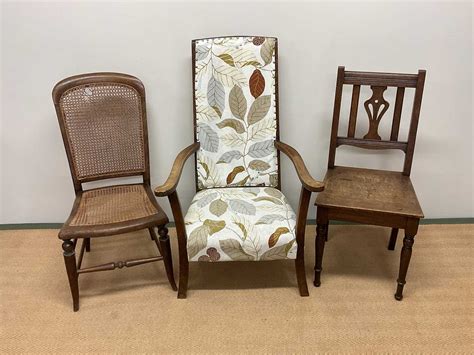 Lot 643 Three Various Chairs