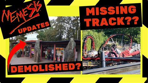 Nemesis Construction Update Alton Towers Resort October