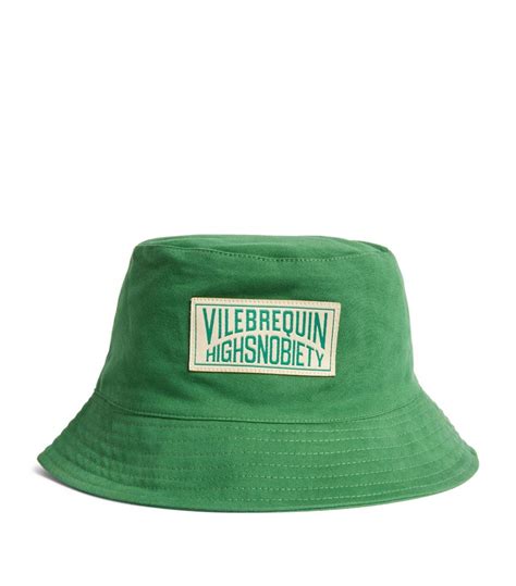 Mens Vilebrequin Green X Highsnobiety Logo Bucket Hat Harrods Uk