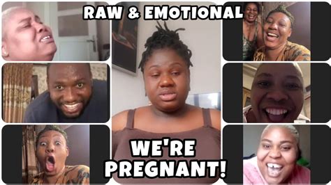 Telling Our Families And Friends Were Pregnant Emotional 😭 Youtube