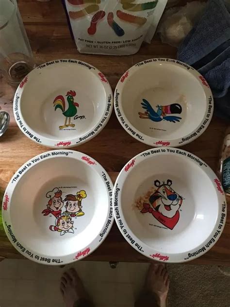 Kellogg's cereal bowls : r/nostalgia