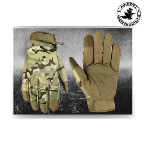 Guantes T Cticos A Multicam Talla Xl Acm Airsoft Montequinto