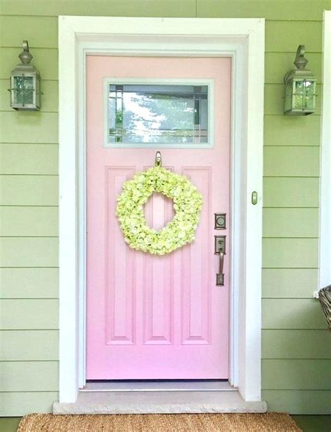 Pink Front Doors A Pink Front Door Who Thought Hot Pink Front Door