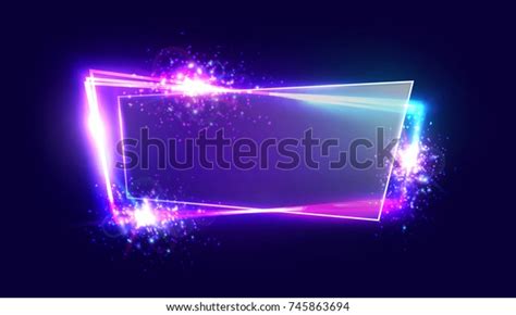 Night Club Neon Sign Textured Transparent Stock Illustration 745863694