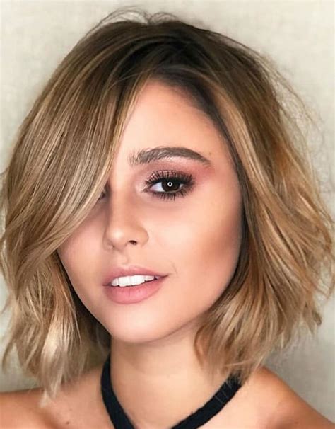 Spring Hair Color Ideas Styles For Textured Bronde Bob Haircut