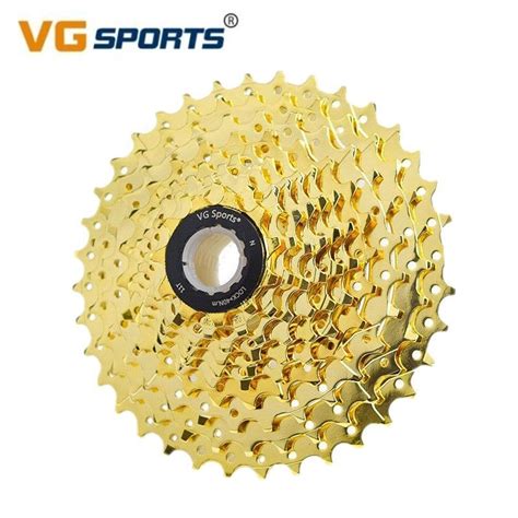 Vg Sports Speed Bike Cassette Gold Fit For Sram Shimano