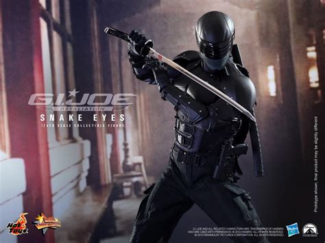 Toyhaven Preview Hot Toys G I Joe Retaliation 1 6th Scale Snake Eyes