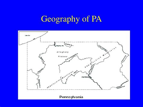 PPT - Welcome to Pennsylvania Geography!!! PowerPoint Presentation ...