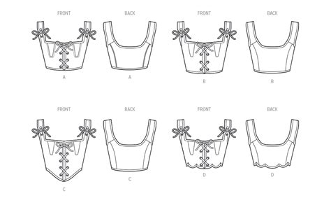 Simplicity Misses Corset Costumes