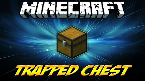 Minecraft How To Disable A Trapped Chest Tutorial YouTube