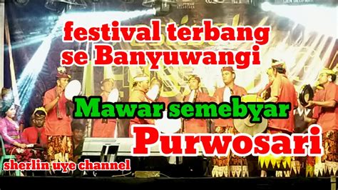 Festival Terbang Di Rth Tampo Kuntulan Mawar Semebyar Purwosari