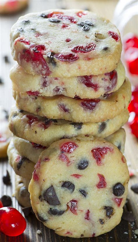 Maraschino Cherry Shortbread Cookie An Easy Christmas Cookie Recipe