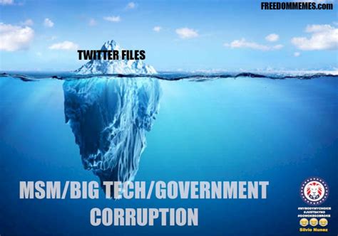 Twitter Files Are Tip Of The Iceberg Of Media Government Corruption