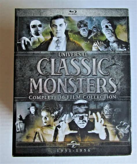 Universal Classic Monsters Complete Film Collection Blu Ray Box