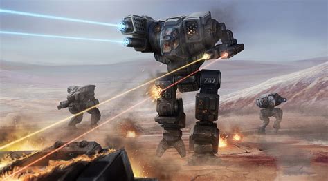 X Battletech K Mac Wallpaper Hd Mech Giant Robots Dual