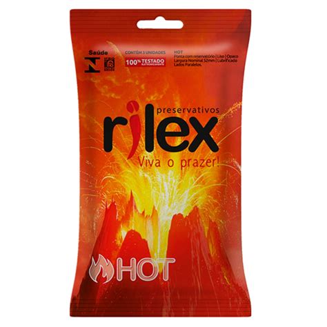 Preservativo Rilex Hot Munas Moda Intima Sex Shop