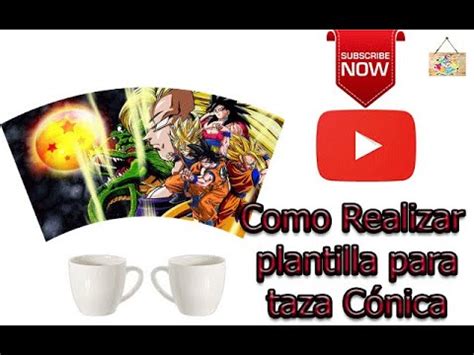 Como hacer una plantilla para TAZA CÓNICA 12 ONZA PASO A PASO