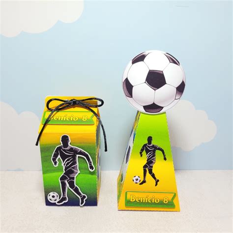 Kit Caixas Futebol caixa Milk cone bís Duplo tubete 32 Unid