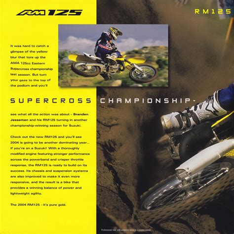 2004 Suzuki Motocross Brochure Page 10 Tony Blazier Flickr