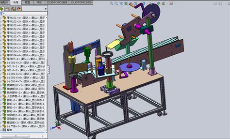 【非标数模】高速全自动圆瓶贴标机3d模型图纸 Solidworks设计solidworks 仿真秀干货文章