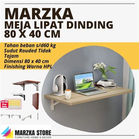 Promo Meja Lipat Dinding Meja Komputer Uk Panjang Cm X Lebar