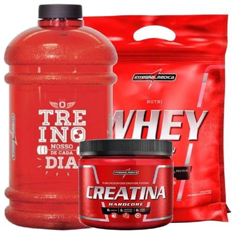 Nutri Whey Protein 907g Refil Baunilha Creatina Hardcore Reload 150g