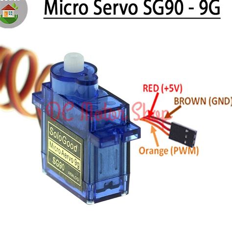 Jual Terkini K0Pjk Micro Servo Motor SG90 9G Tower Pro Sg90 Towerpro Sg