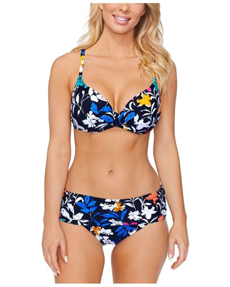 Island Escape Gemini Underwire Bikini Top Tahiti Bikini Bottoms