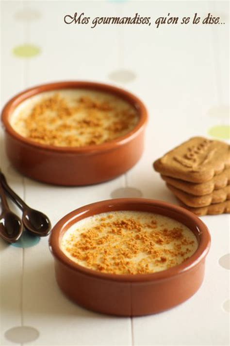 Recette de Crèmes aux spéculoos la recette facile